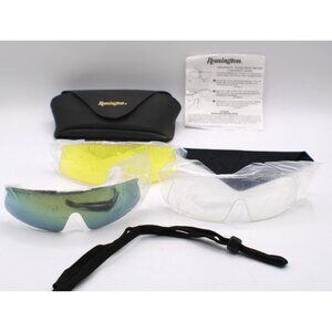 Remington Interchangeable Lenses for Safety Glasses T-72 w/ Case 3 Lenses New
